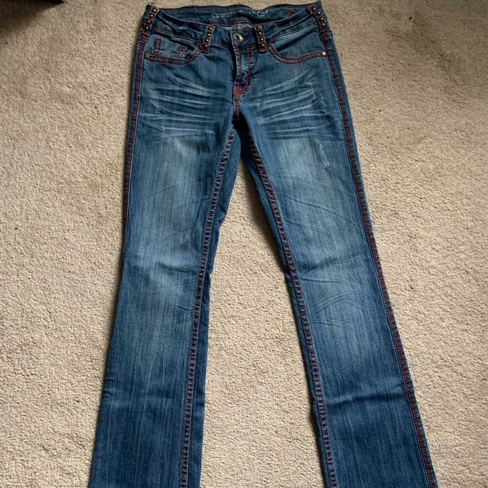 Cowgirl Tuff Co. Women’s Jeans W 27 L 36 Red Rocks